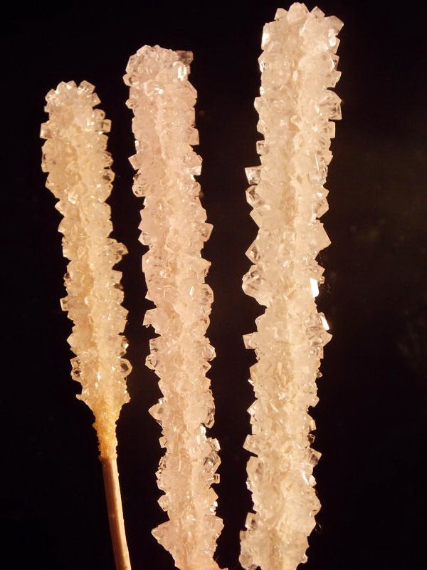 как сделать сахарные кристаллы