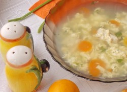 Вкусный суп Страчателла с яйцом
